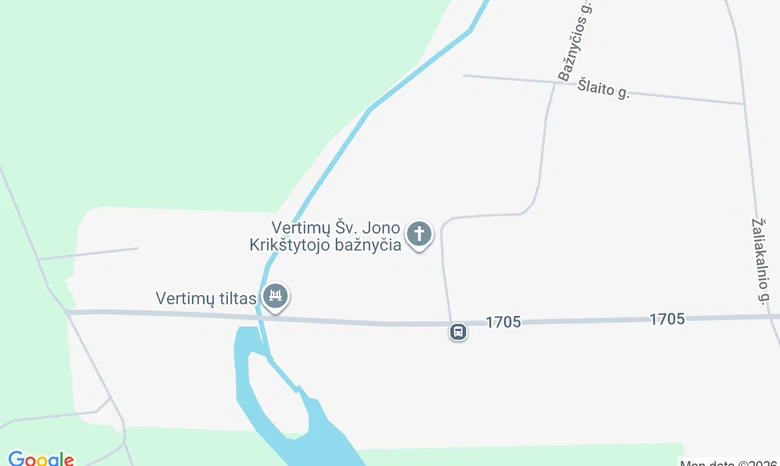 Jurbarko rajonas, Vertimų slėnis žemėlapis
