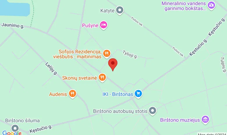 Birštono kultūros centras žemėlapis