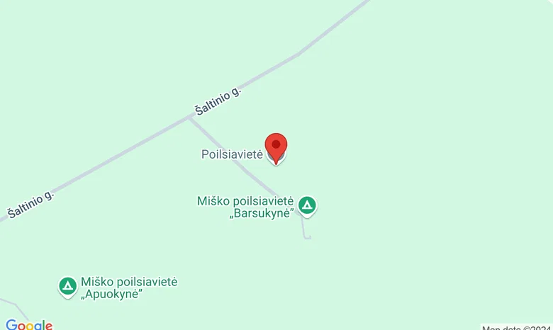 Poilsiavietė „Ežerietis“, Ežerėlis, Kauno r. žemėlapis