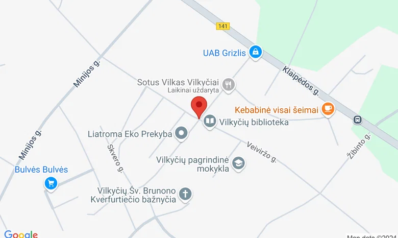 Bendraminčių ratas „Ruskalva“, Vilkyčiai žemėlapis