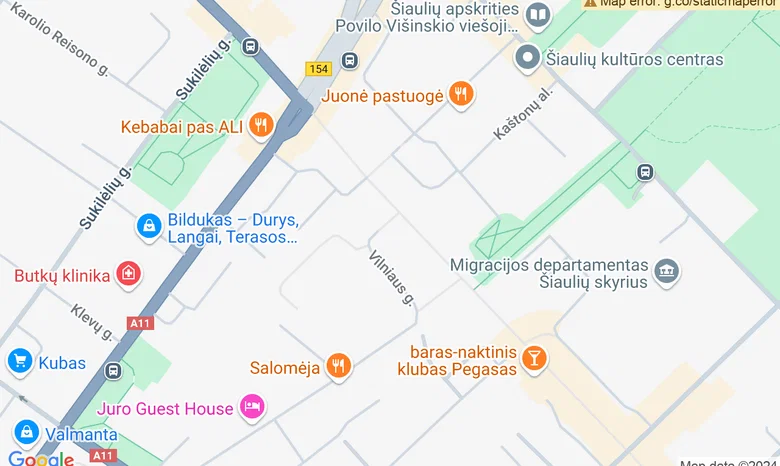Aikštė prie Kaštonų alėjos žemėlapis