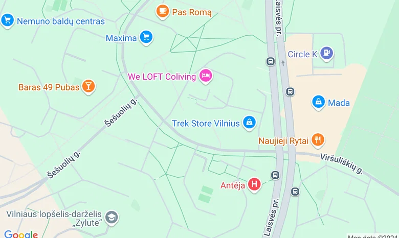 Vilniaus sveikatos centras žemėlapis