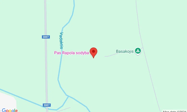 Sodyba Pas Rapolą žemėlapis