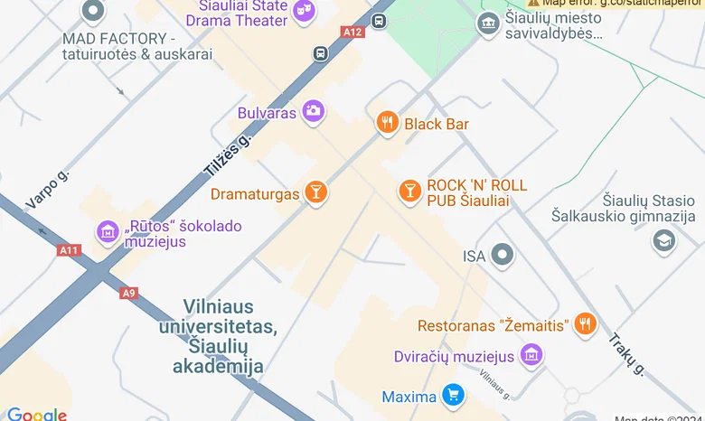 Aviuko namai žemėlapis