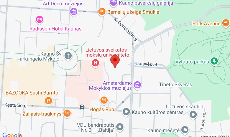 Laisvės al. 13, KTU III rūmai žemėlapis