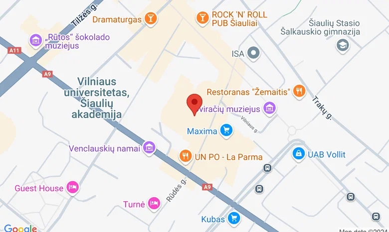 Rūdės g. 27 E žemėlapis