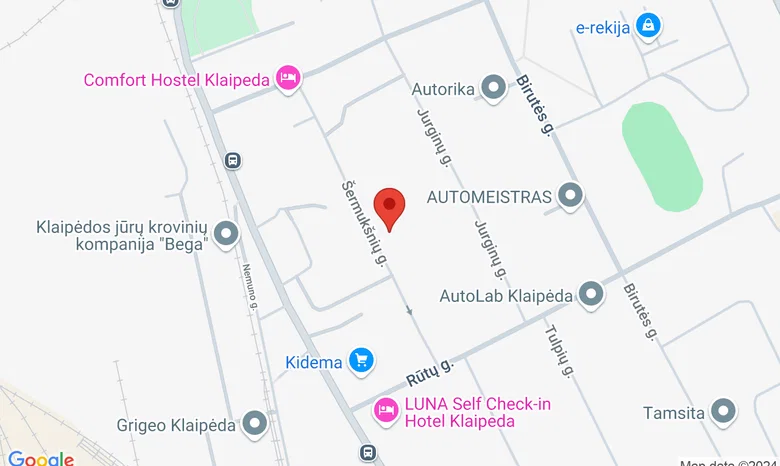 Šermukšnių g. 19 – 2, Klaipėda žemėlapis