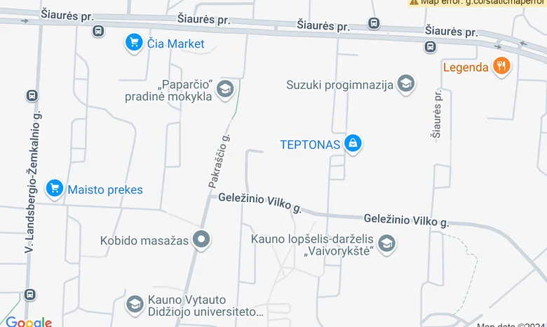 Smetonos gimnazija žemėlapis