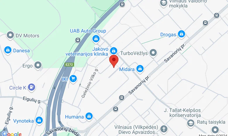 Gerosios Vilties 1A, Vilnius žemėlapis