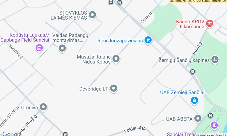 Meno ir dizaino studija žemėlapis