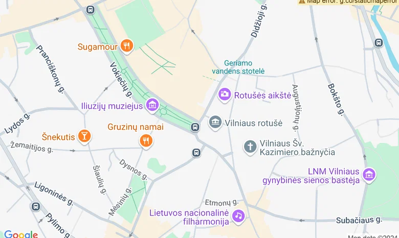 МО Bistro žemėlapis