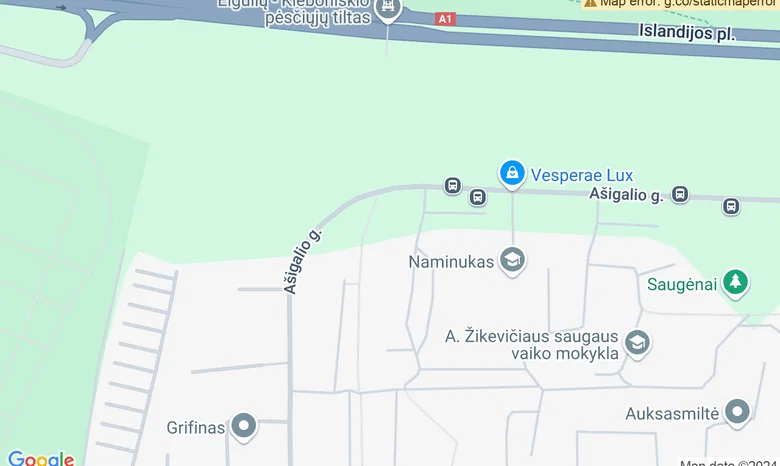 Kleboniškio miškas Pėsčiųjų tiltas žemėlapis