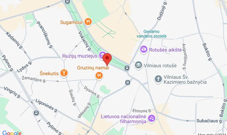 BRODVĖJUS žemėlapis