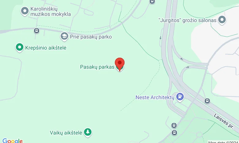 Pasakų parkas, Asanavičiūtės g, Vilnius, Lietuva žemėlapis
