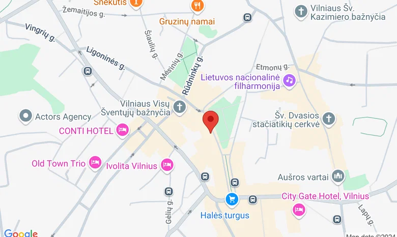 Garinis Angelas žemėlapis