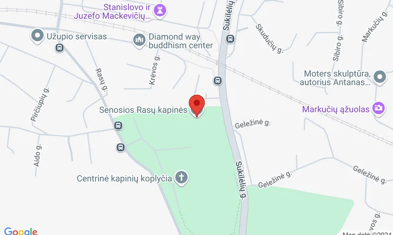 Rasų kapinės, Rasų gatvė, Vilnius, Lietuva žemėlapis