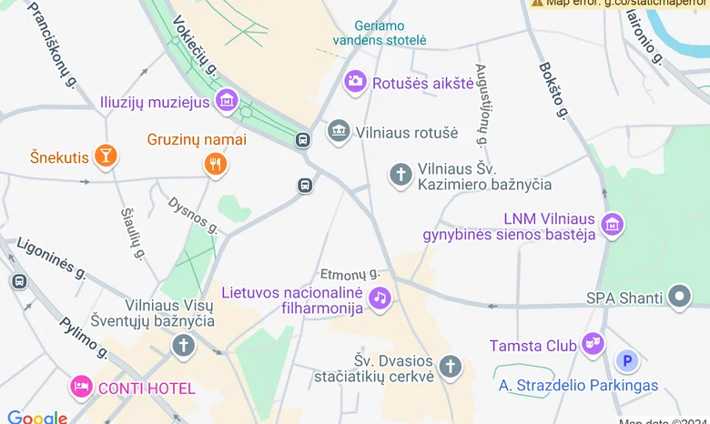 Astorija Baras žemėlapis