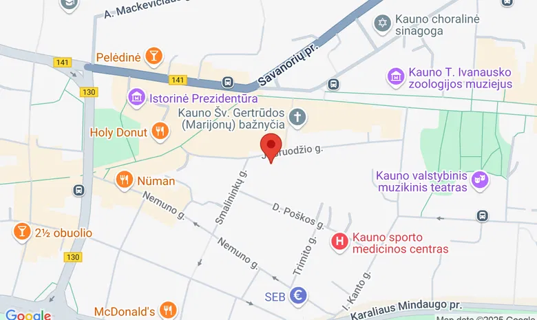 Best Western Santakos viešbutis žemėlapis