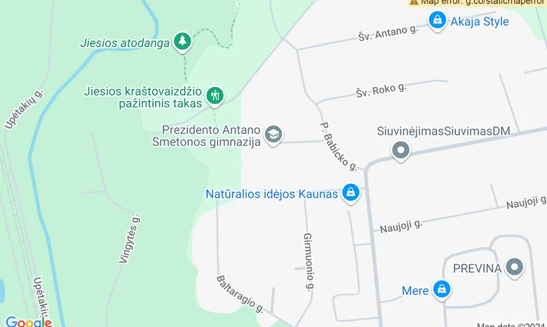 Orientacinės varžybos „X trasa“ žemėlapis