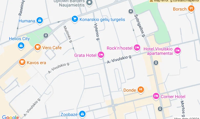 Grata hotel, Largo salė žemėlapis