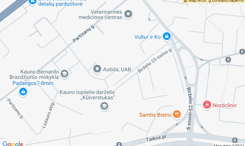 Studija "Next Level" žemėlapis
