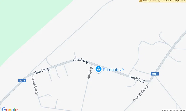 Gilaičių kultūros namai žemėlapis