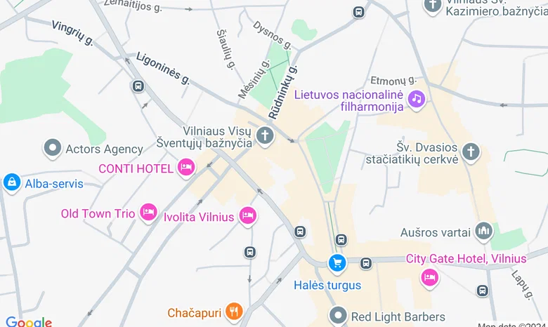 Vilnius Jazz Bar žemėlapis