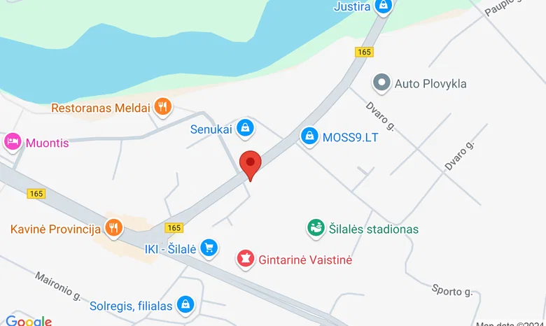 Šilalės Jono Tartilavičiaus Batakiečio evangelikų liuteronų bažnyčia žemėlapis