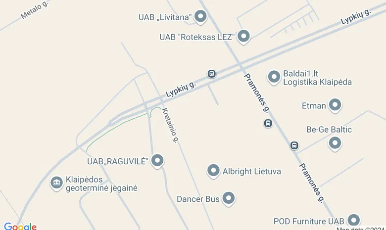 UAB „Fortum Klaipėda“ žemėlapis
