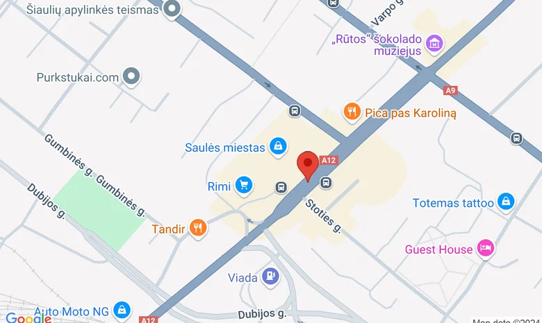 Extreme Šokių Mokykla žemėlapis