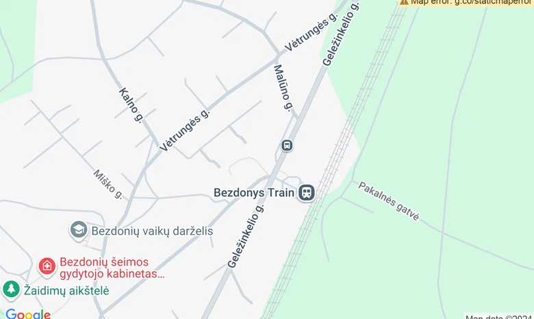 Bezdonių kultūros centras žemėlapis