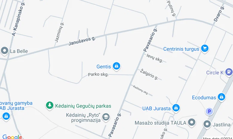 Kėdainių sporto centras žemėlapis