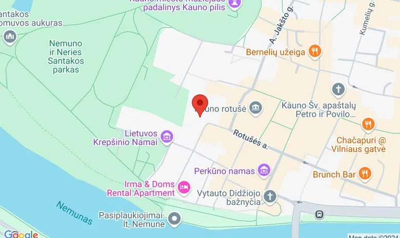 Maironio lietuvių literatūros muziejus žemėlapis