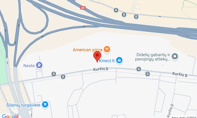 Sporto Klinika žemėlapis