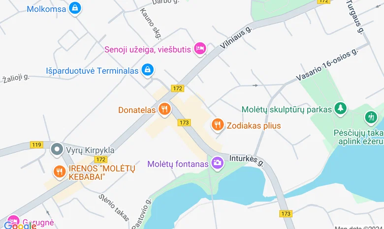 Molėtų kultūros centras žemėlapis