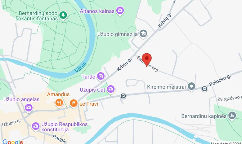 Psichologijos studija "Menas būti" žemėlapis