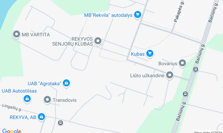 Šiaulių kultūros centro Rėkyvos kultūros namai žemėlapis