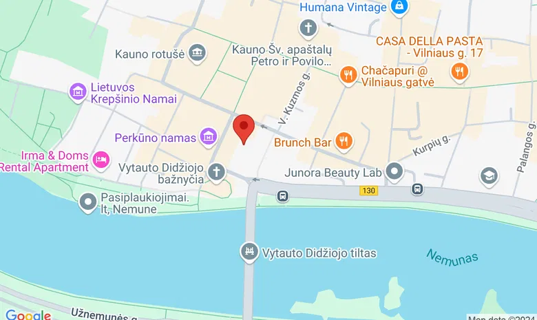 VDA Kauno fakultetas žemėlapis