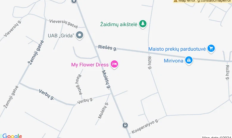 Ritos namai žemėlapis