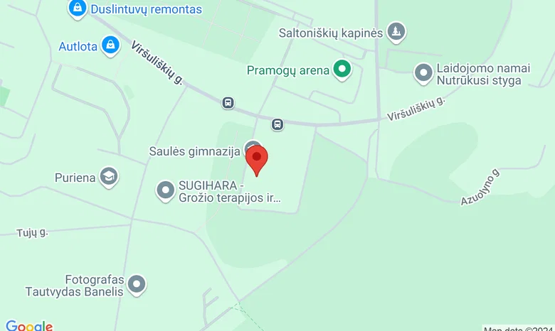 Vilniaus „Atgajos“ specialioji mokykla žemėlapis