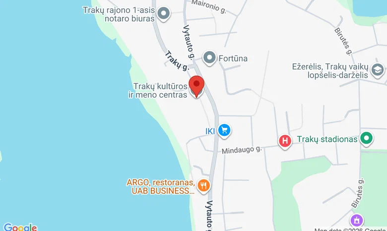 Trakų kultūros ir meno centras žemėlapis