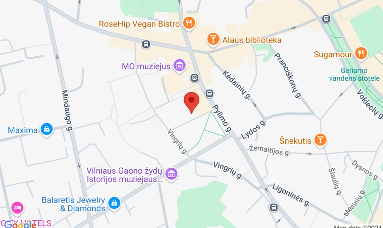 Pylimo g. 23, Vilnius, Lietuva žemėlapis