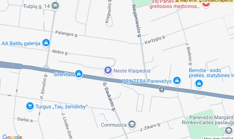 Meet Meat žemėlapis