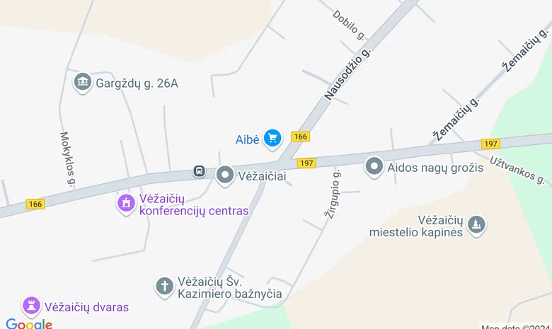 Stovyklavietė - poilsiavietė "Minijos senvagė" žemėlapis