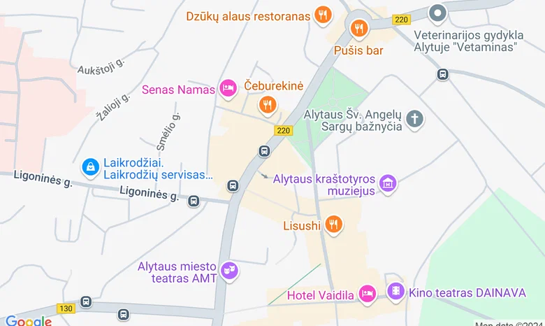 Studija „Laikas sau“ žemėlapis