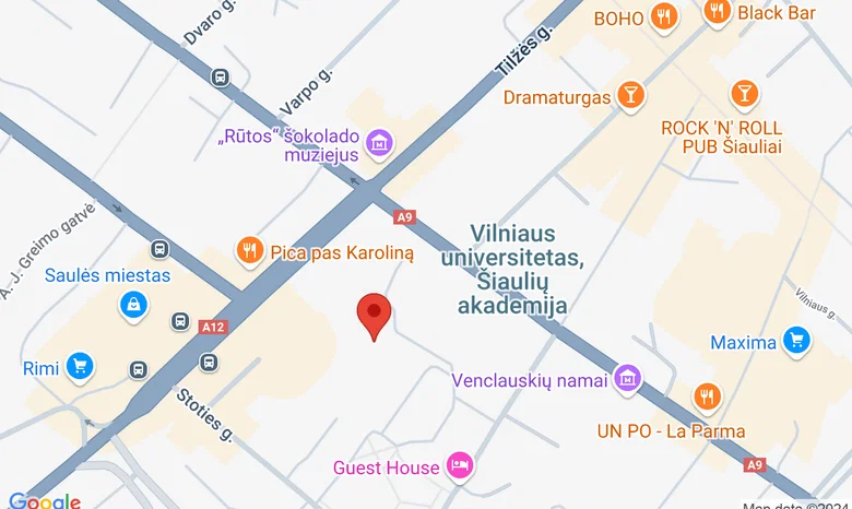 Šiaulių jaunimo centras  žemėlapis