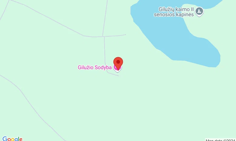Gilužio sodyba Molėtuose žemėlapis