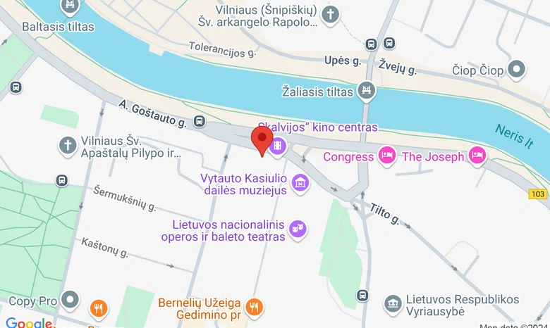 Stasio Vainiūno namai žemėlapis