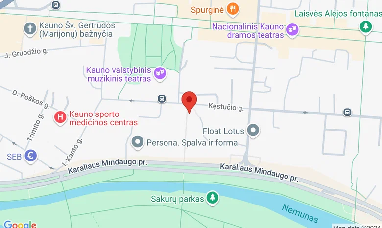 Dao spa namai žemėlapis