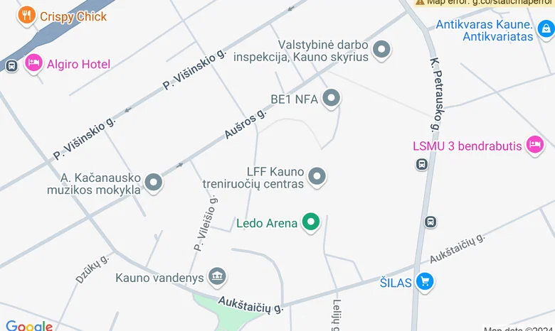 Nacionalinio futbolo akademijos maniežas žemėlapis